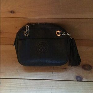 Tory Burch crossbody or shoulder handbag.